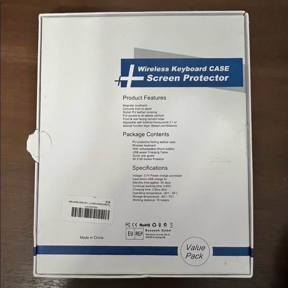 Keyboard Case with Touchpad for iPad Pro 12.9 2021/2020 / 2018 with Screen Prote - Picture 12 of 15